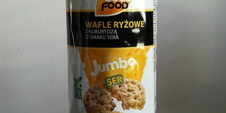 Good Food Wafle Ryżowe z Kukurydzą – smak serowy!