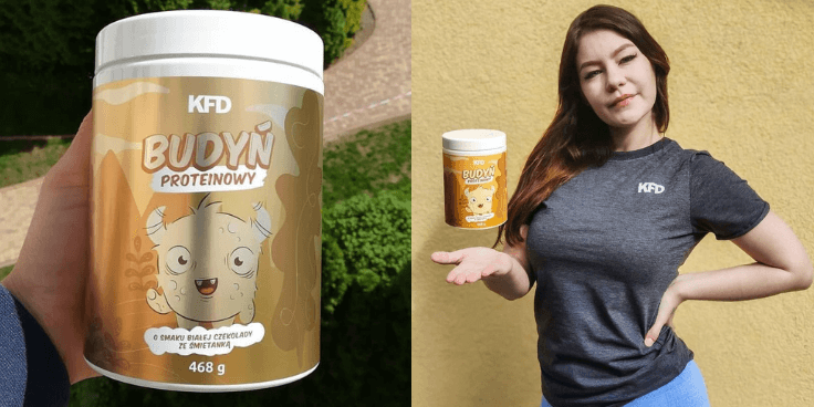 KFD Budyń Proteinowy – biała czekolada ze śmietanką