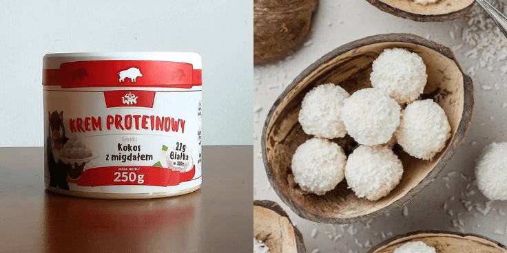 WK Nutrition Krem Proteinowy – fit raffaello!