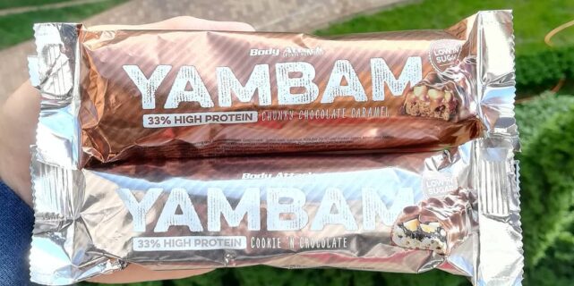 Body Attack Yambam – chunky chocolate caramel & cookie and chocolate
