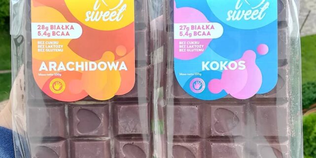 ILOVESWEET Czekolady – arachidowa i kokosowa