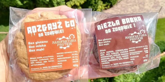 Manufaktura Protein Ciastka „Na Zdrowie” – test dwóch smaków!