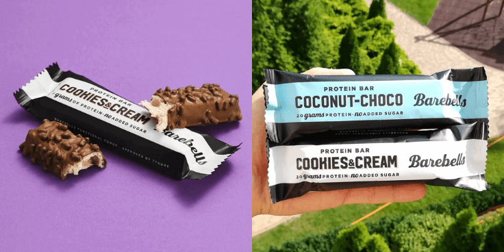 Barebells Protein Bar – coconut choco i cookies & cream