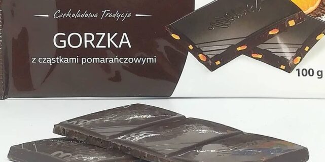 Wawel czekolada bez cukru – gorzka z pomarańczą!