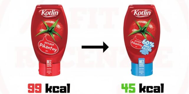 Ketchup Kotlin 60% mniej kalorii – lepszy niż zwykły?