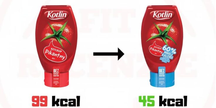Ketchup Kotlin 60% mniej kalorii – lepszy niż zwykły?