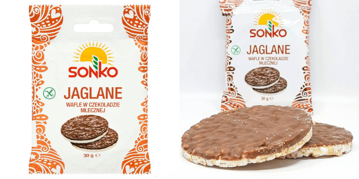 Sonko Wafle Jaglane w Czekoladzie Mlecznej – nowość!