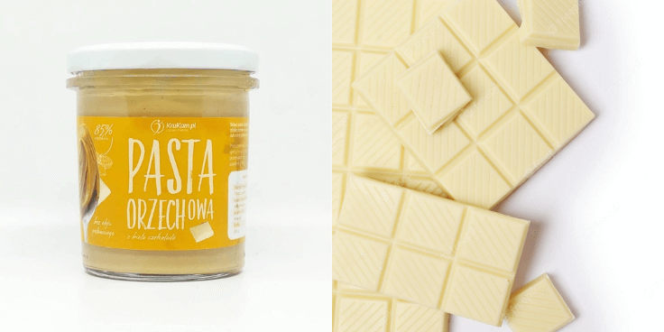 Krukam Pasta Orzechowa z Białą Czekoladą – najlepsza od Krukam?