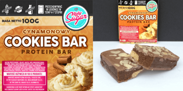 Light Sugar Cynamonowy Cookies Protein Bar – moja recenzja!