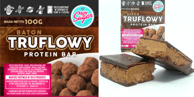 Light Sugar Truflowy Protein Bar – dużo ciemnej czekolady!