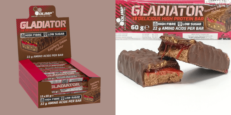 Olimp Gladiator Raspberry Dream – ciemna czekolada i maliny!