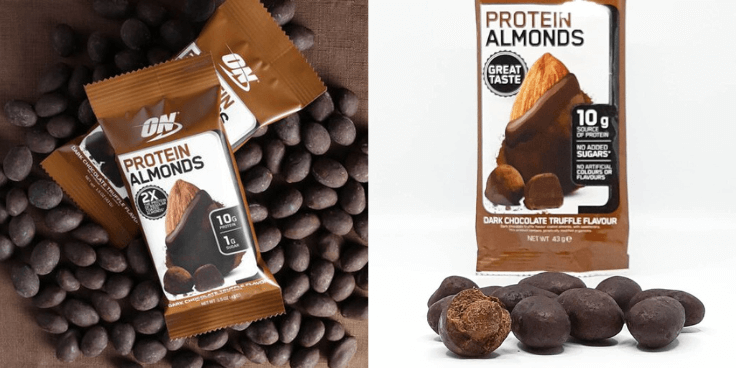 Optimum Nutrition Protein Almonds – dark chocolate truffle