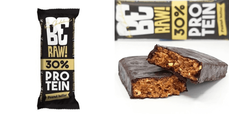 Purella Foods Be Raw! Protein 30% Bar – smak masła orzechowego