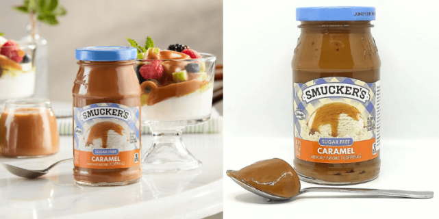 Smucker’s Topping Sugar Free – smak caramel!