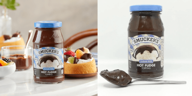 Smucker’s Topping Sugar Free – smak hot fudge!