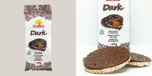 Sonko Dark Wafle Ryżowe w Czekoladzie – pasują do kawy!