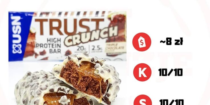 TOP1 Baton Proteinowy 2019 roku – USN Trust Crunch!