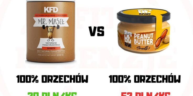 Porównanie maseł orzechowych – KFD vs Be Raw!