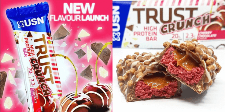 USN Trust Crunch Cherry Chocolate – prawie jak wiśnie w likierze!