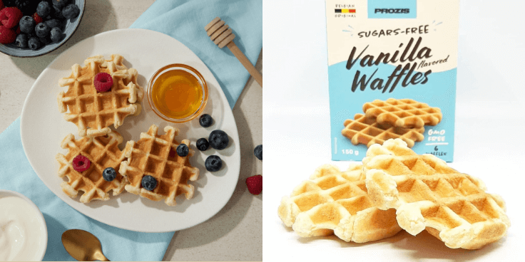 PROZIS SUGAR FREE VANILLA WAFFLES