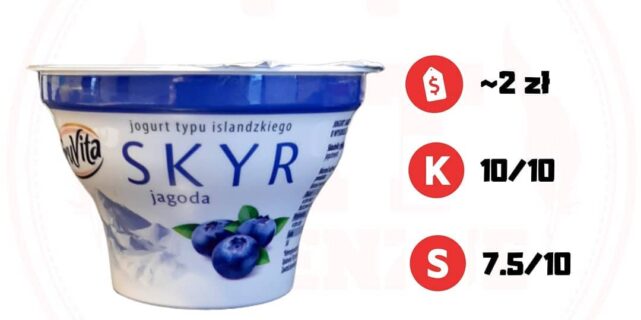 Fruvita skyr jagodowy – nowość z Biedronki