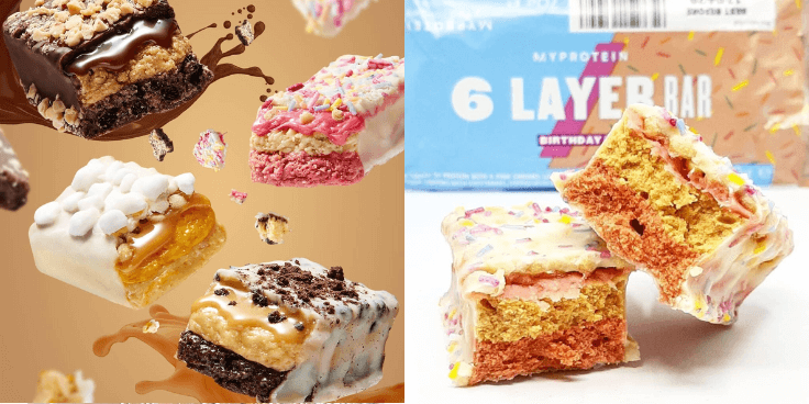 MYPROTEIN 6LAYER BAR BIRTHDAY CAKE
