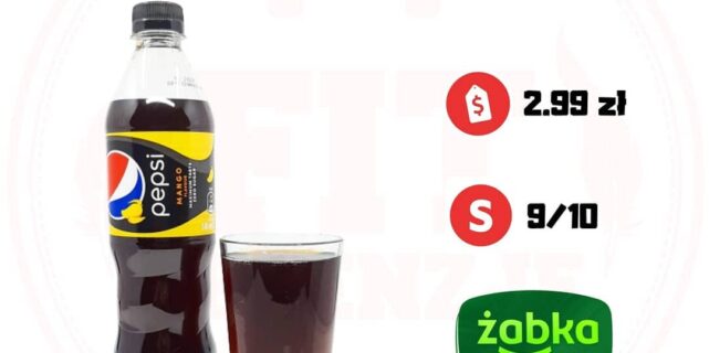 PEPSI ZERO SUGAR MANGO – nowość!