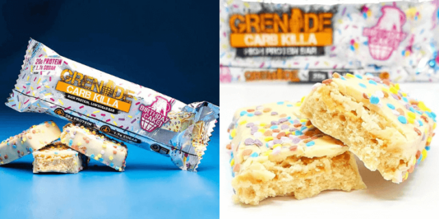 Grenade Carb Killa Birthday Cake –  urodzinowy baton