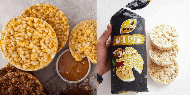 Good Food Wafle Ryżowe – Karmelizowana Cebula & Ocet Balsamiczny