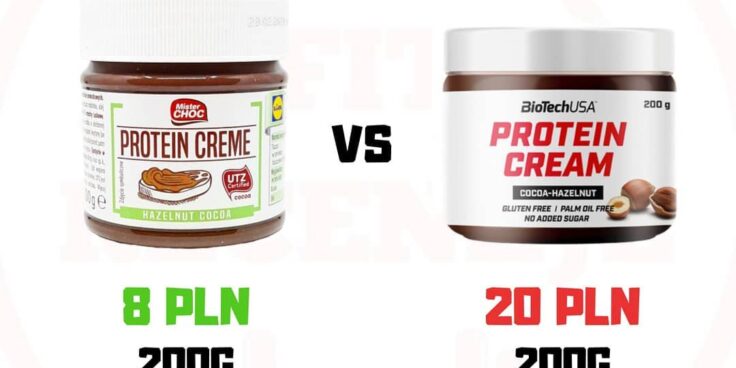 Lidl vs BiotechUSA – porównanie fit nutelli