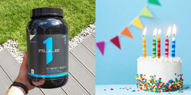 Rule1 Whey Blend Birthday Cake – z ekstra posypką!