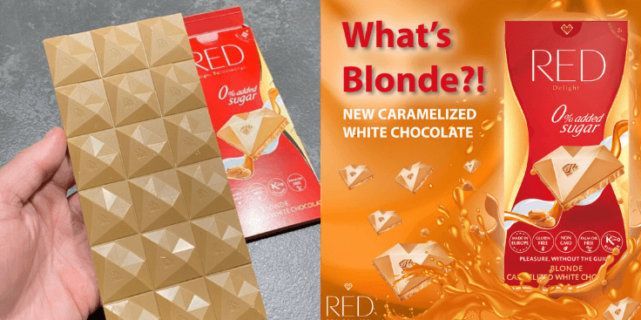 Red Karmelizowana Biała Czekolada – premiera