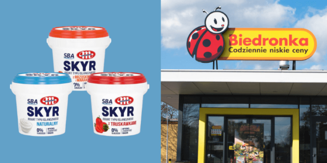 Skyry Mlekovita w Biedronce!