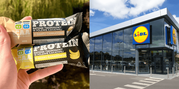Proteinowe batony twarogowe w Lidlu!
