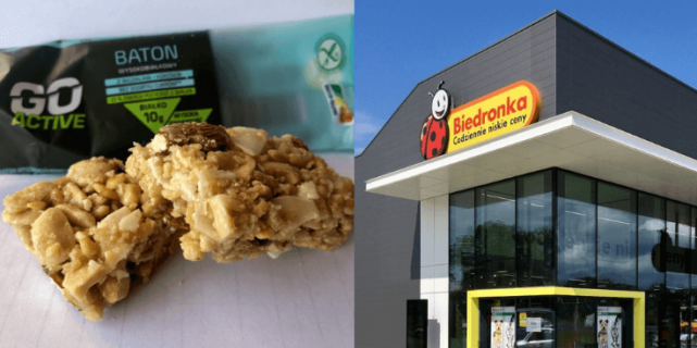 Nowe batony proteinowe w Biedronce