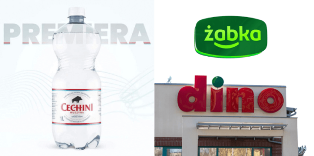Żabka i Dino Market – premiera wody WK DZIK x Cechini