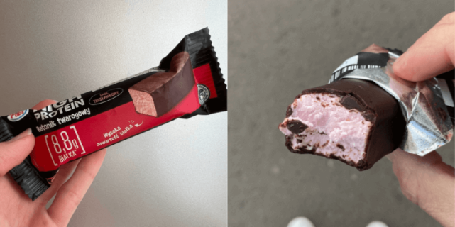 Lidl Pilos Batonik Twarogowy Truskawka – test smaku i konsystencji