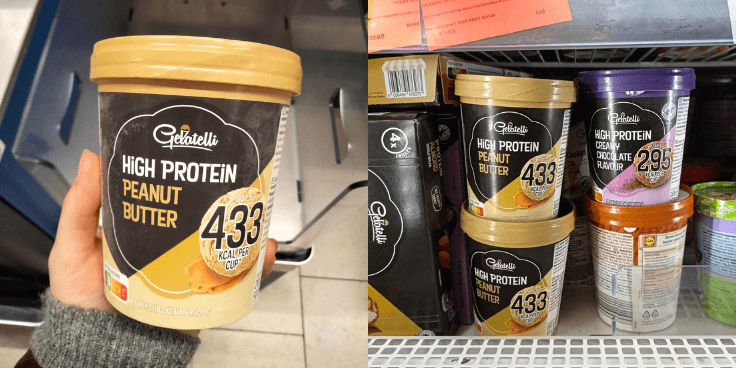 Lody proteinowe PEANUT BUTTER?! – teraz w polskim Lidlu