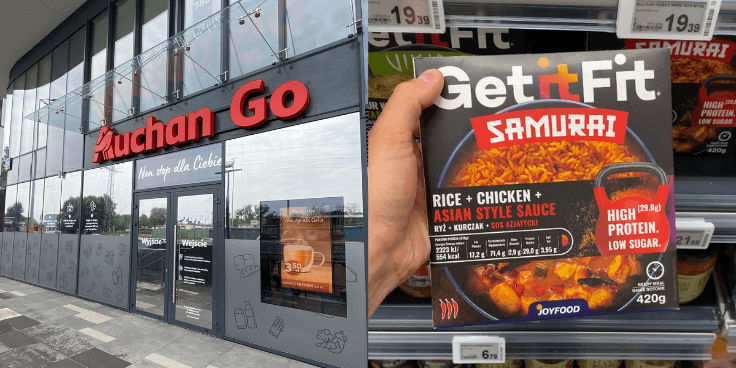 Auchan Go w Polsce! – jakie fit produkty można kupić?