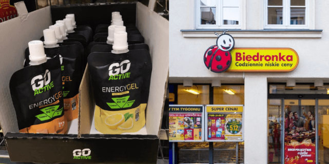 Żele energetyczne w Biedronce? – smak słonego karmelu!