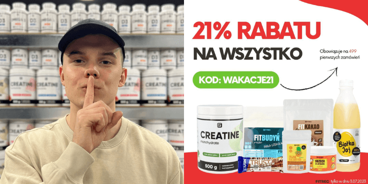 Rabat -21% NA WSZYSTKO! – w puli jest tylko 499 kodów